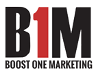 Boost One Marketing by Sherrie Handrinos Logo